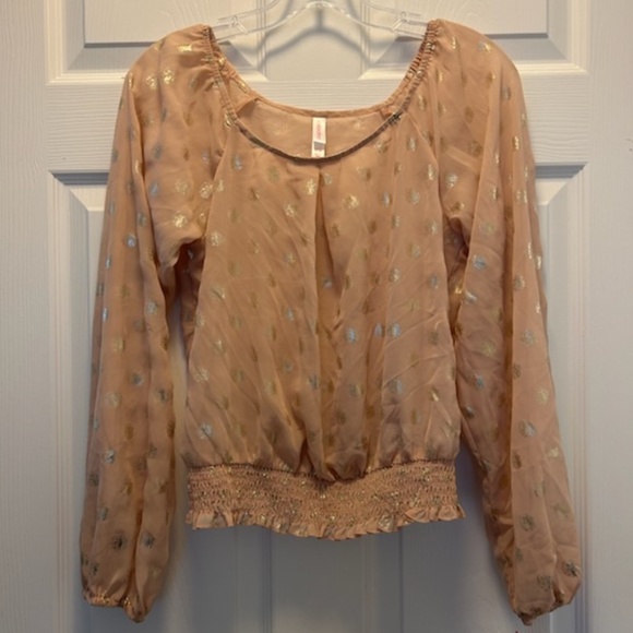 Xhilaration Tops - Sheer top - Size Medium (NWT)